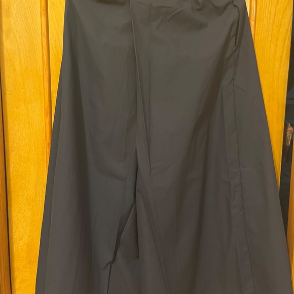 Unisex Viral Muji Hakama Traditional Japanese Wide Leg Pants Navy Viral Medium - Picture 6 of 8